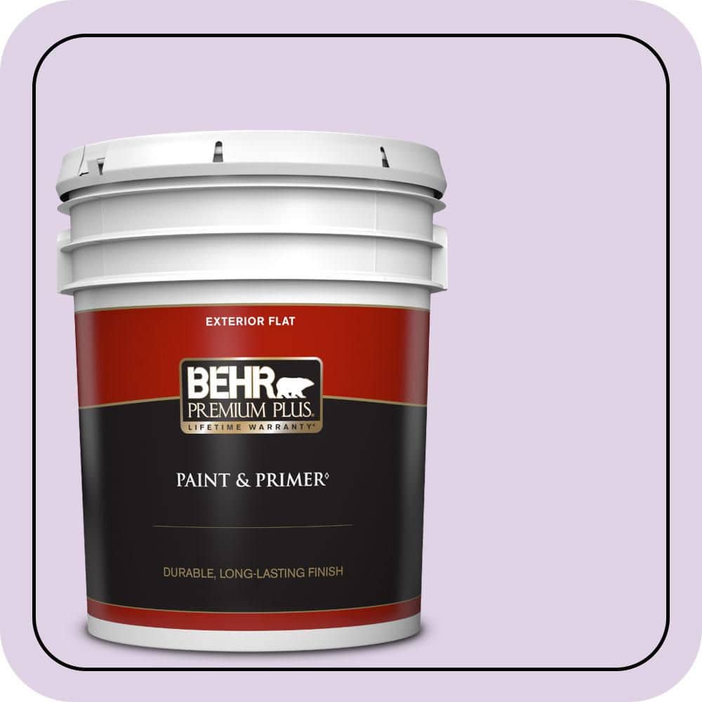 BEHR PREMIUM PLUS 5 gal. #M570-2 Monologue Flat Exterior Paint & Primer