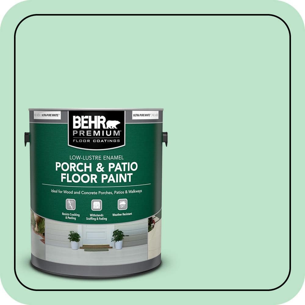 BEHR PREMIUM #P410-2 Low-Lustre Enamel Interior/Exterior Porch and Patio Floor Paint (1)