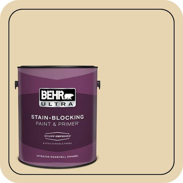 BEHR PREMIUM PLUS #360E-2 Castle Stone Enamel Interior/Exterior Paint & Primer Color Sample (2)