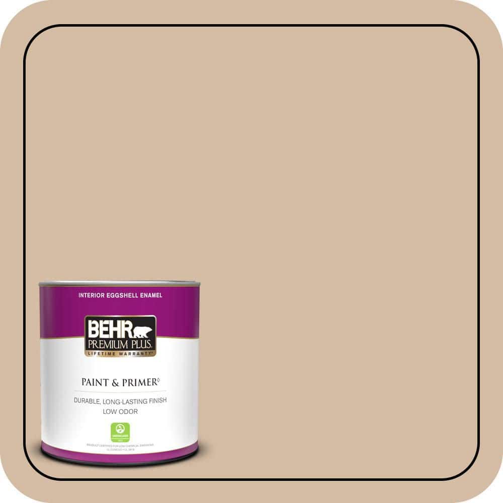 BEHR PREMIUM PLUS #PWL-86 Nutty Beige Enamel Low Odor & Primer
