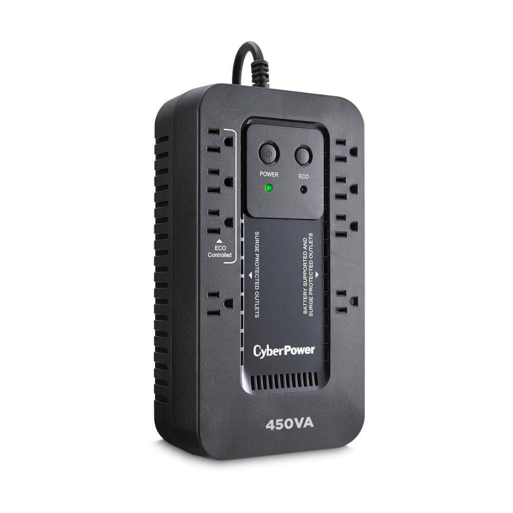 CyberPower 450VA/255-Watt 120-Volt 8-Outlet ECO UPS Battery Backup (3)