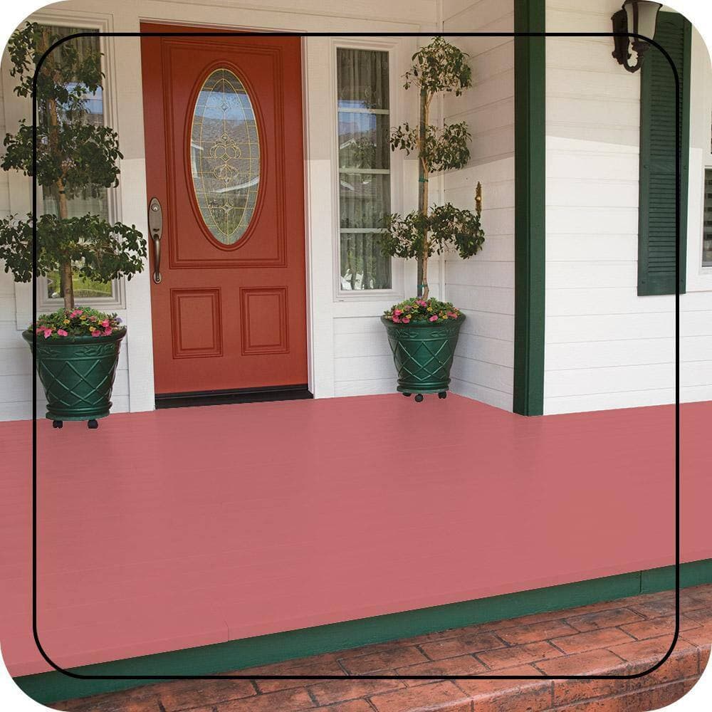 BEHR PREMIUM #P170-4 Low-Lustre Enamel Interior/Exterior Porch and Patio Floor Paint (2)