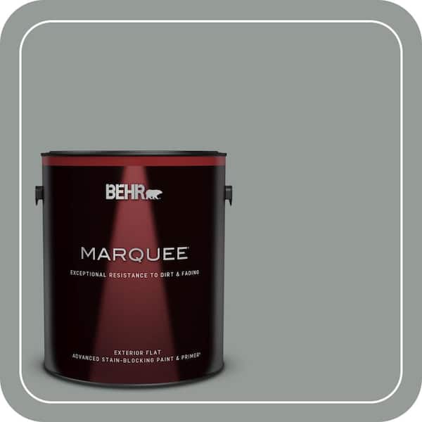 BEHR PREMIUM PLUS #BXC-66 Dusk Blue Enamel Interior Stain-Blocking Paint and Primer (2)