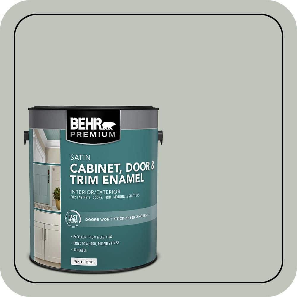 BEHR PREMIUM 1 gal. #N410-3 Riverdale Satin Enamel Interior/Exterior Cabinet, Door & Trim Paint