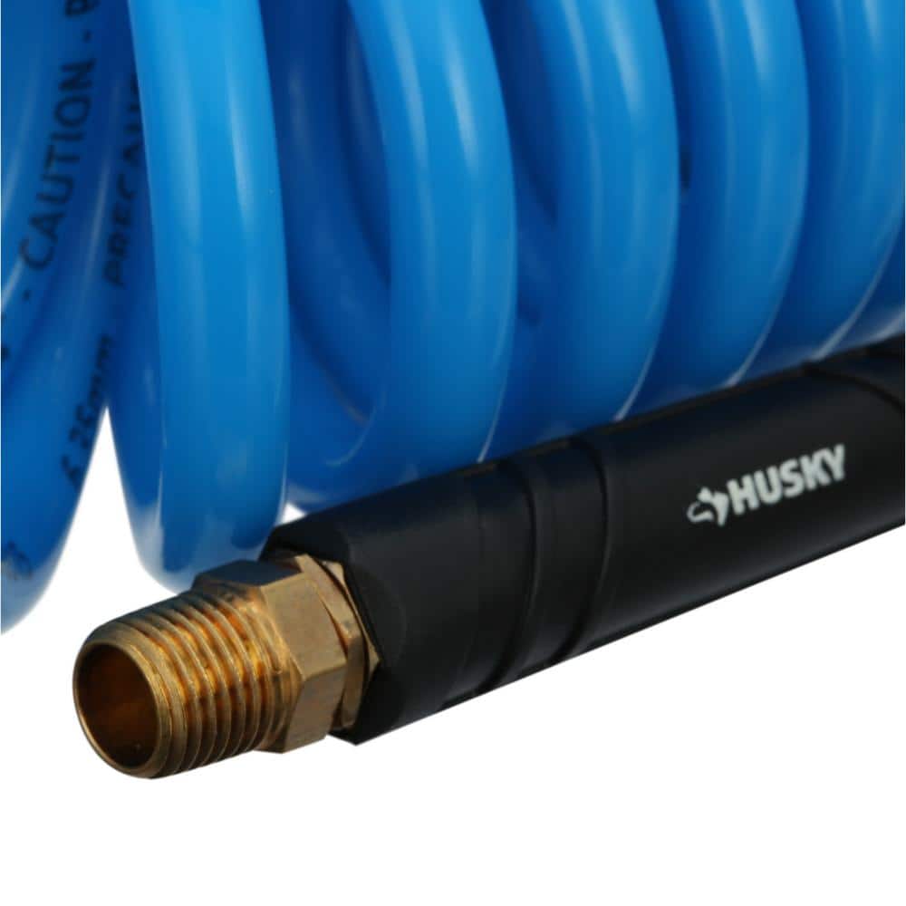 Husky 1/4 in. x 25 ft. Polyurethane Recoil Hose (2)