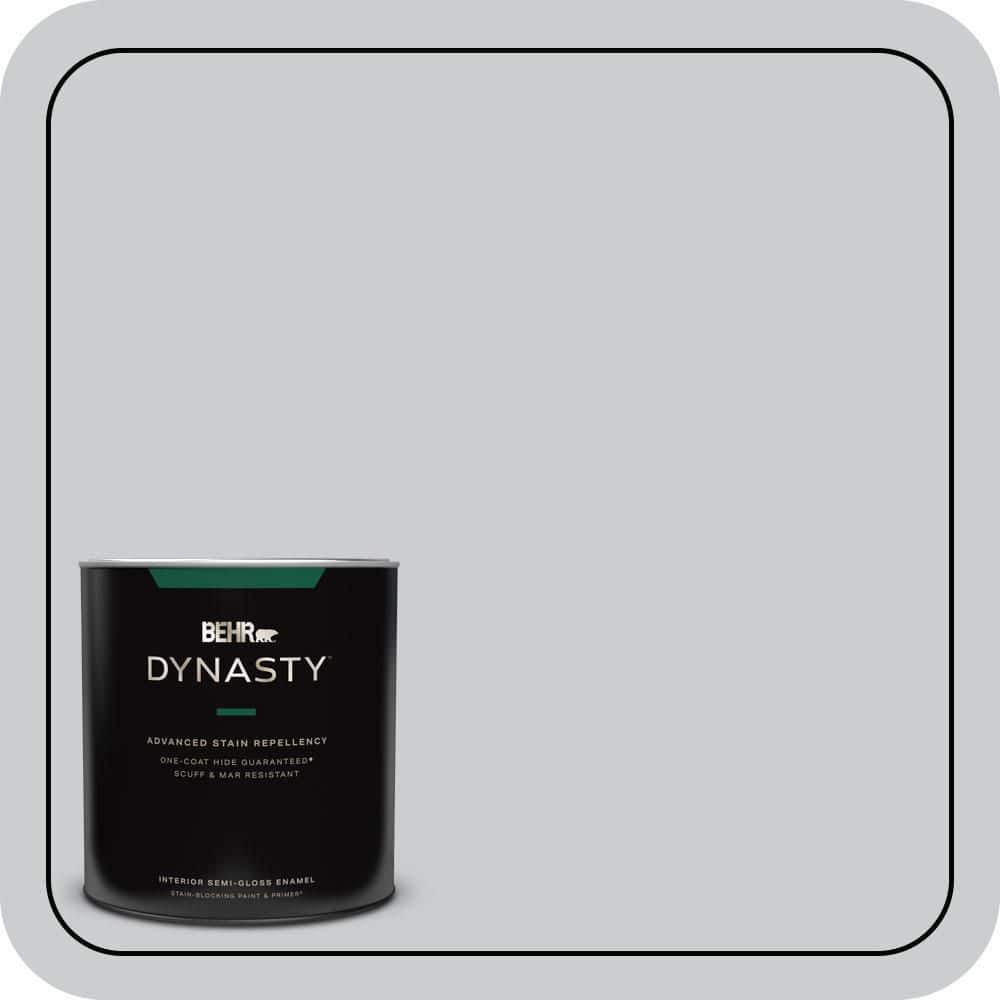 BEHR DYNASTY 1 qt. #PPU26-16 Hush Semi-Gloss Enamel Interior Stain-Blocking Paint & Primer