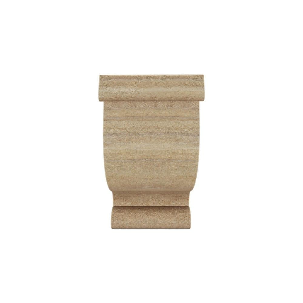 Ornamental Mouldings 1.5 in. D x. 75 in. W x 2 in. L Unfinished Poplar Wood Wexford Crown Dentil Block (2)