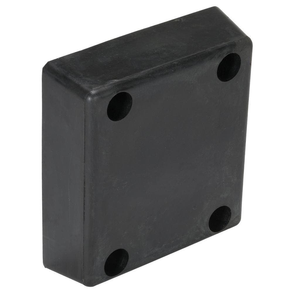 Vestil 4 in. x 12 in. x 13 in. Molded Rubber Bumper