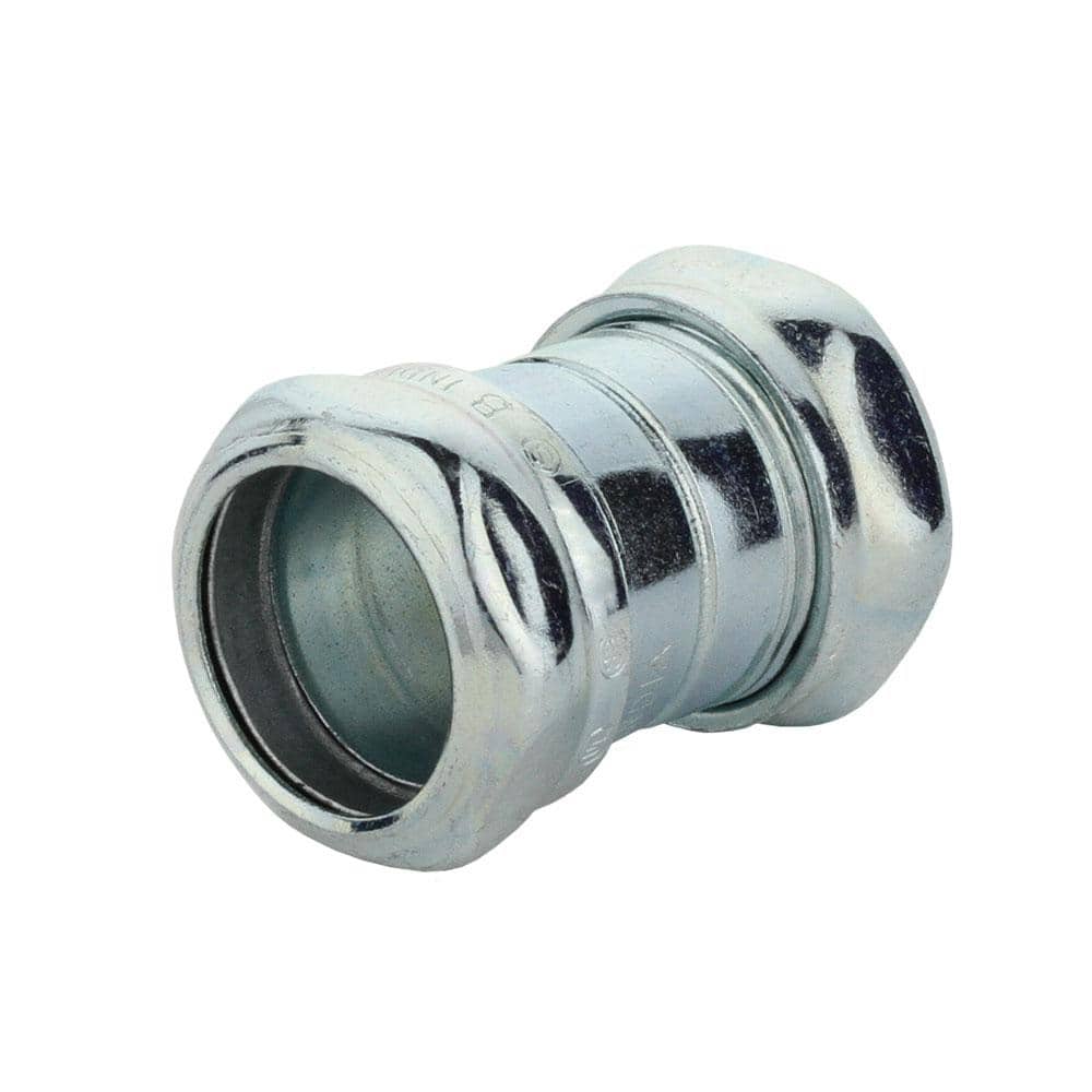 Commercial Electric 1/2 in. Electrical Metallic Tubing (EMT) Compression Coupling (5-Pack) (2)