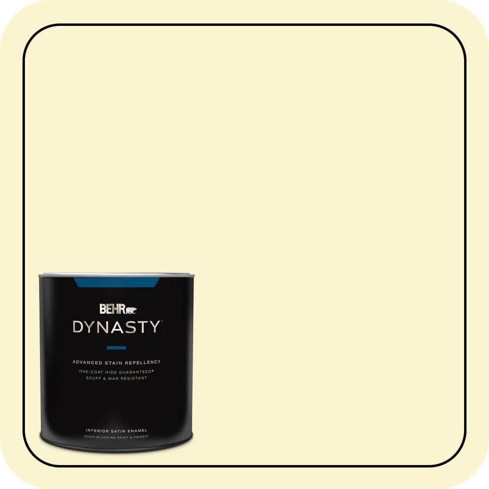 BEHR DYNASTY 1 qt. #P310-1 Effervescent Satin Enamel Stain-Blocking Interior Paint and Primer