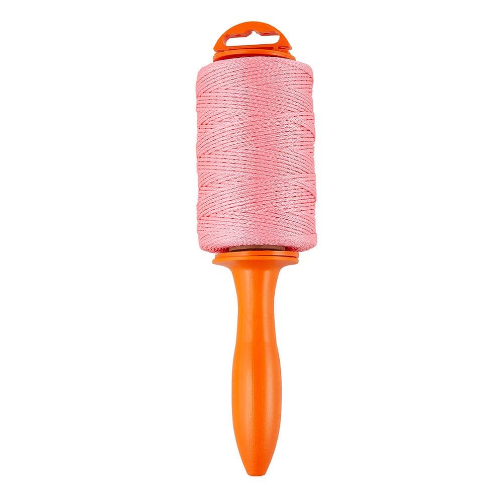 Everbilt 1/16 in. x 500 ft. Pink Nylon Mason Line with Reel