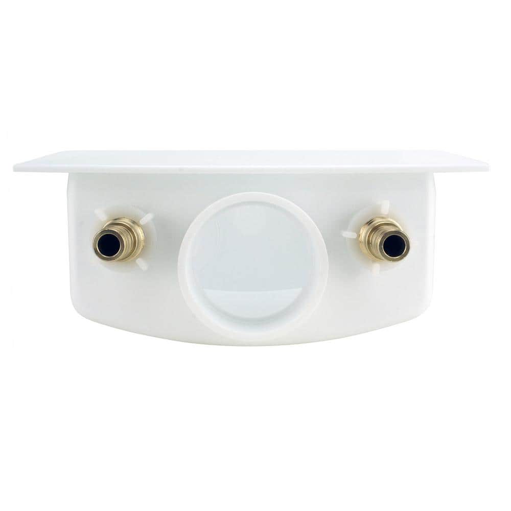 Apollo 1/2 in. Brass PEX-A Barb x 3/4 in. Male Hose Thread Washing Machine Valves with Outlet Box (3)
