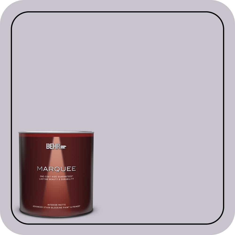 BEHR MARQUEE 1 qt. #N560-1 Posture and Pose Matte Interior Paint & Primer