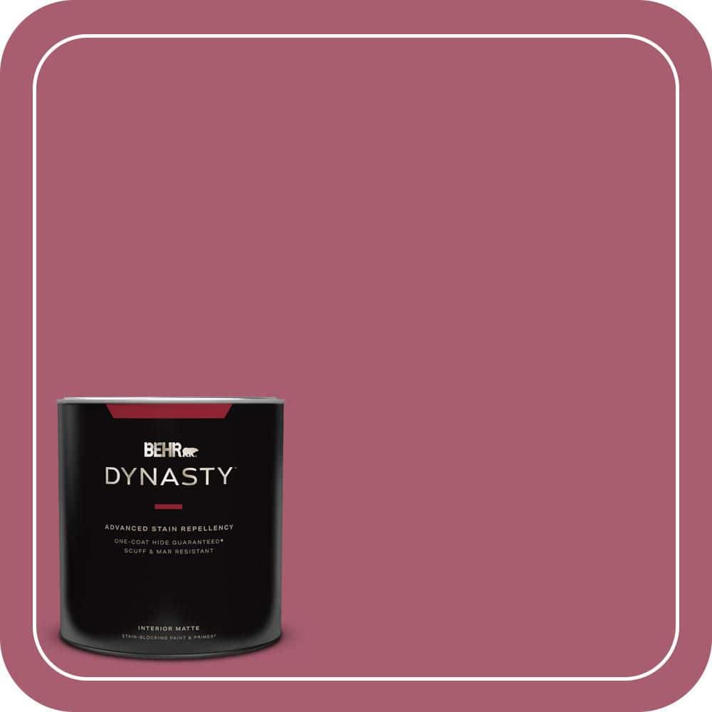 BEHR DYNASTY 1 qt. #MQ1-07 Shine Baby Shine One-Coat Hide Matte Interior Stain-Blocking Paint & Primer