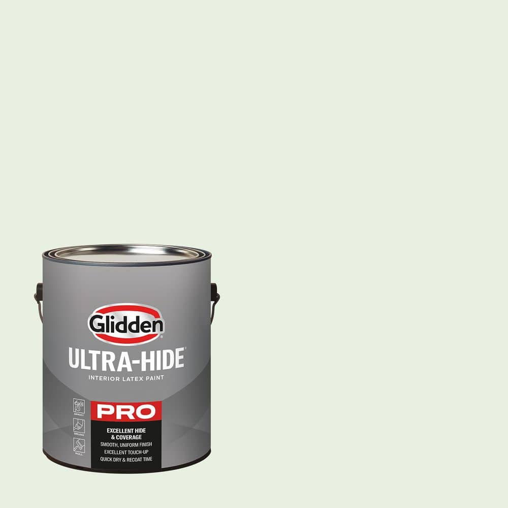 Glidden Ultra-Hide 1 gal. PPG1224-2 Spearmint Stick Ultra Flat Interior Paint
