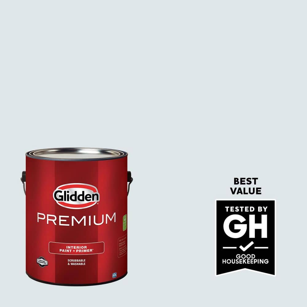 Glidden Premium 1 gal. PPG1159-1 Filigree Flat Interior Latex Paint