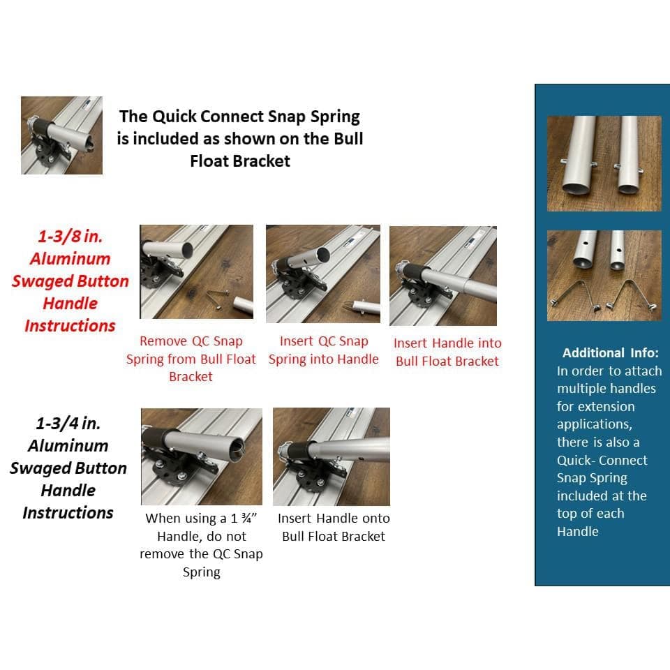 Anvil 48 in. x 8 in. Magnesium Bull Float Blade (3)