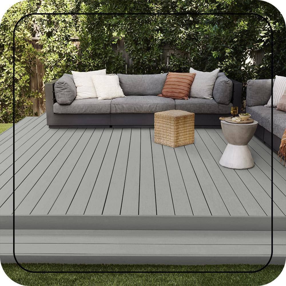 BEHR PREMIUM 1 qt. #SC-249 Coastal Gray Solid Color Waterproofing Exterior Wood Stain and Sealer (3)