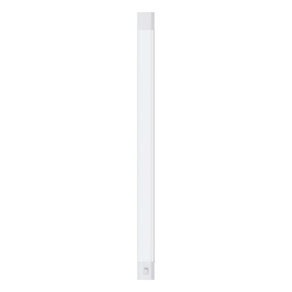 PRIVATE BRAND UNBRANDED 24 in. Plug-In White Integrated LED Linkable Under Cabinet Light, Soft White 3000K (2)