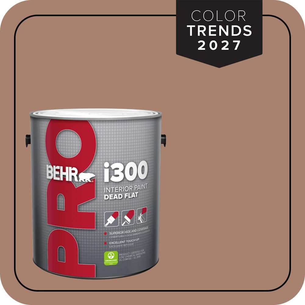 BEHR PRO 1 gal. #S190-5 Cocoa Nutmeg Dead Flat Interior Paint