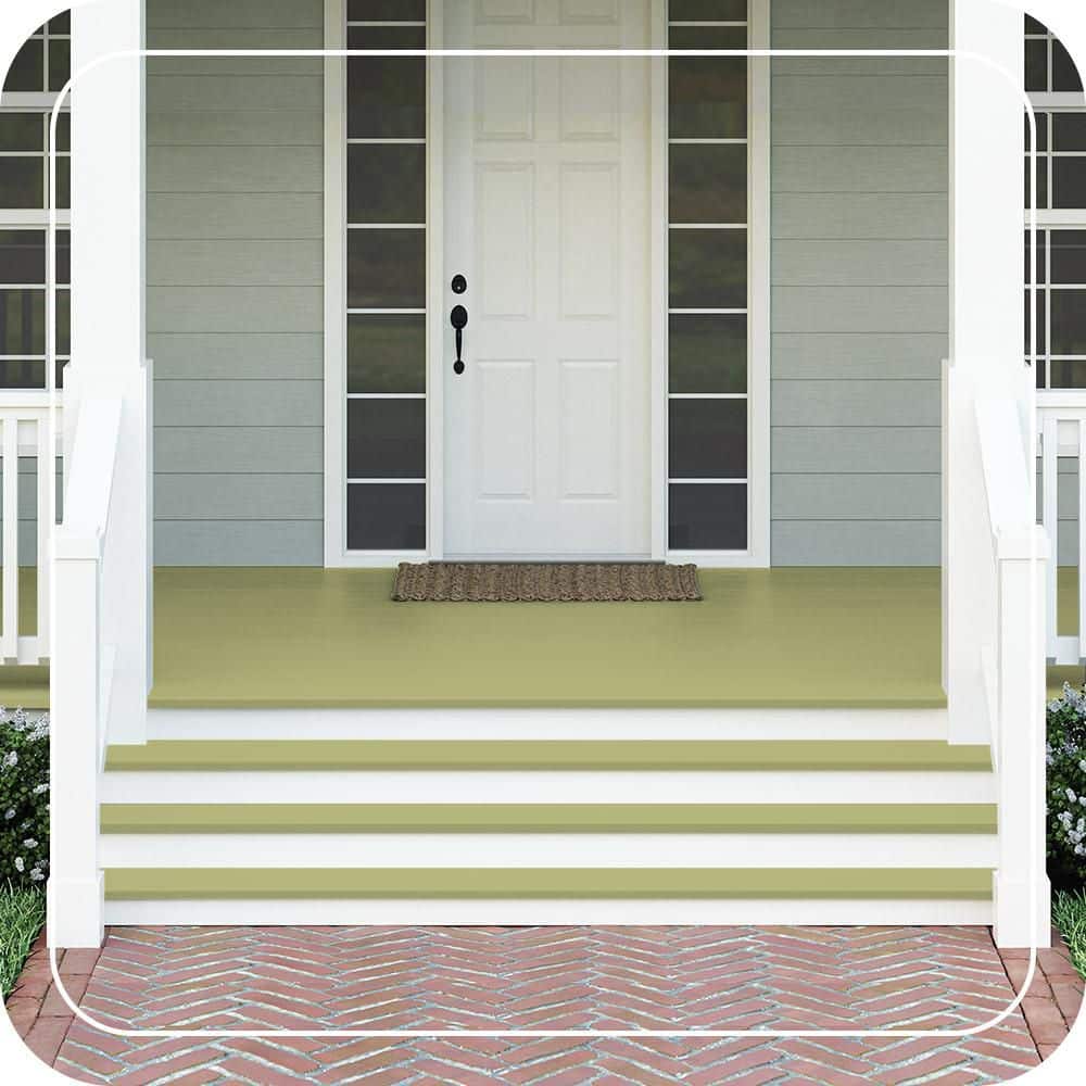BEHR PREMIUM #400D-5 Textured Low-Lustre Enamel Interior/Exterior Porch and Patio Anti-Slip Floor Paint (2)