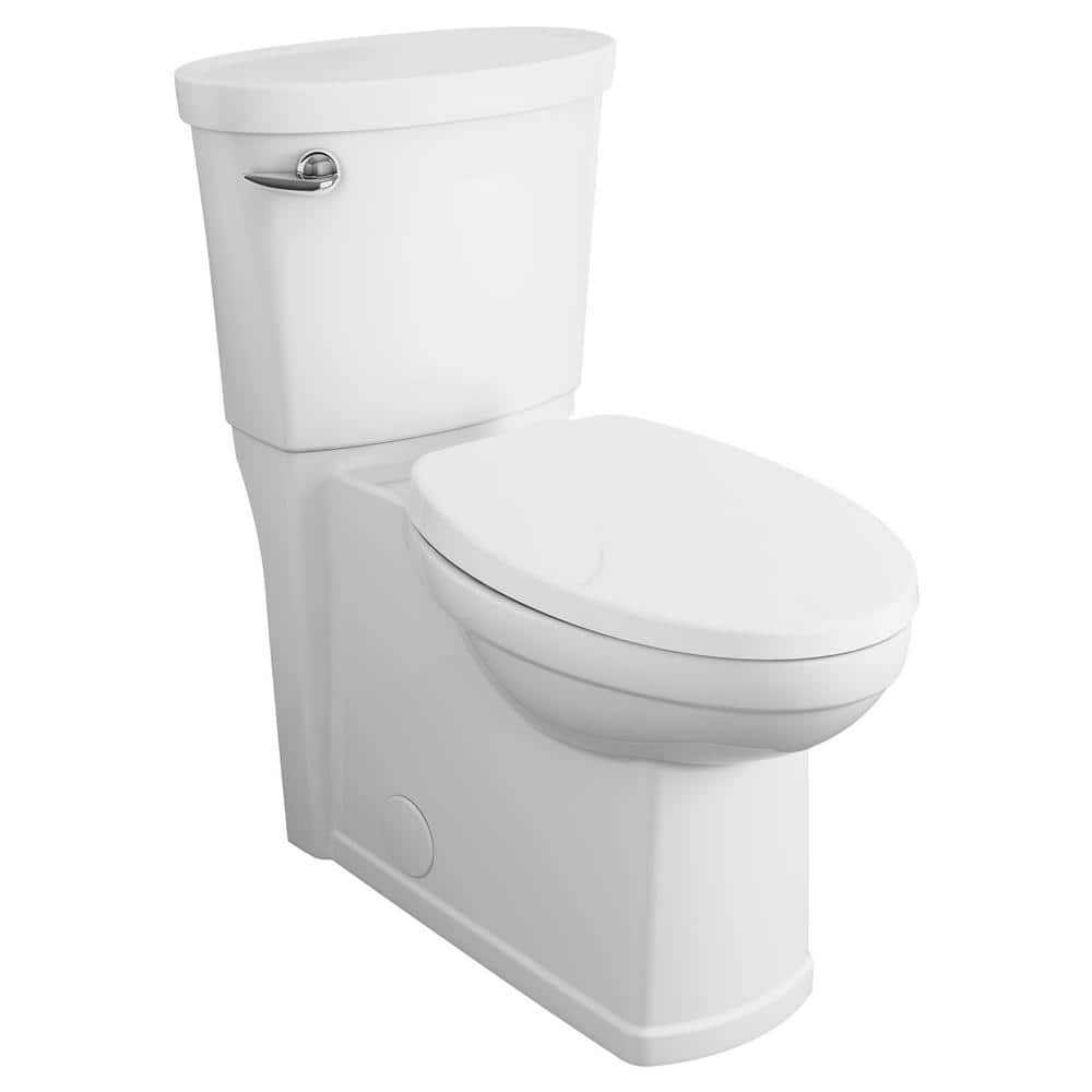 American Standard Cadet 3 Decor Tall Height 2-Piece 1.28 GPF Single Flush Elongated Toilet with Seat in White, Seat Included (3)