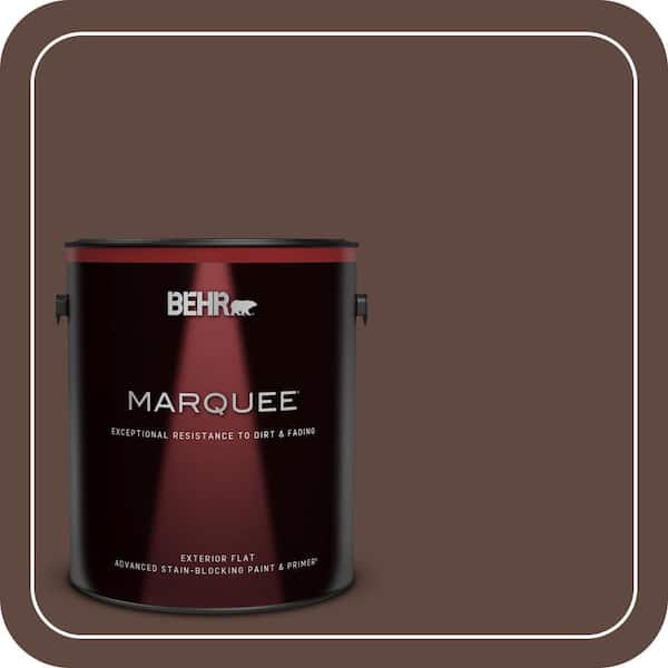 BEHR MARQUEE 1 gal. #S-G-780 Spiceberry Flat Exterior Paint & Primer (2)