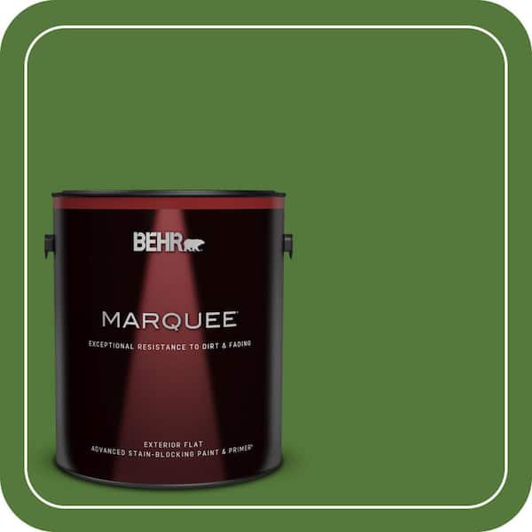 BEHR MARQUEE 1 gal. #P380-7 Luck of the Irish Flat Exterior Paint & Primer (2)