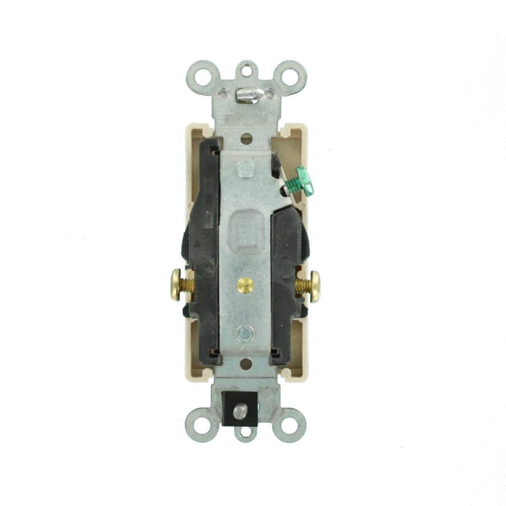 Leviton Decora Plus 250 V NEMA 6-20R Single Outlet/Receptacle, Light Almond 16441-T (3)