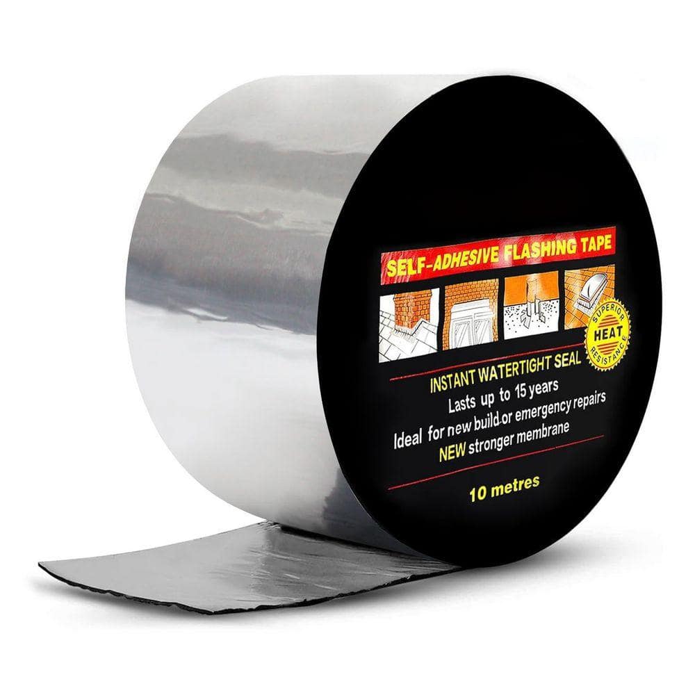 Angel Sar 4 in. x 32 ft. Self-Adhesive Flashing Roll Tape Membrane, Waterproof Patch Seal Tape for Roof, Deck Seam Etc. (1)
