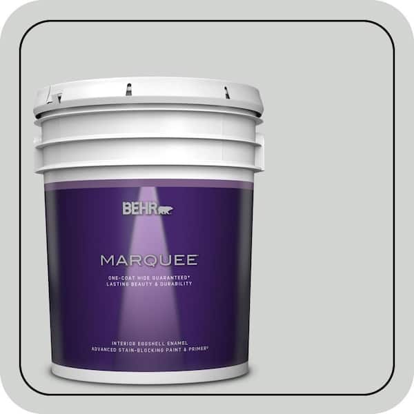 BEHR MARQUEE 5 gal. #780E-3 Sterling Eggshell Enamel Interior Paint & Primer