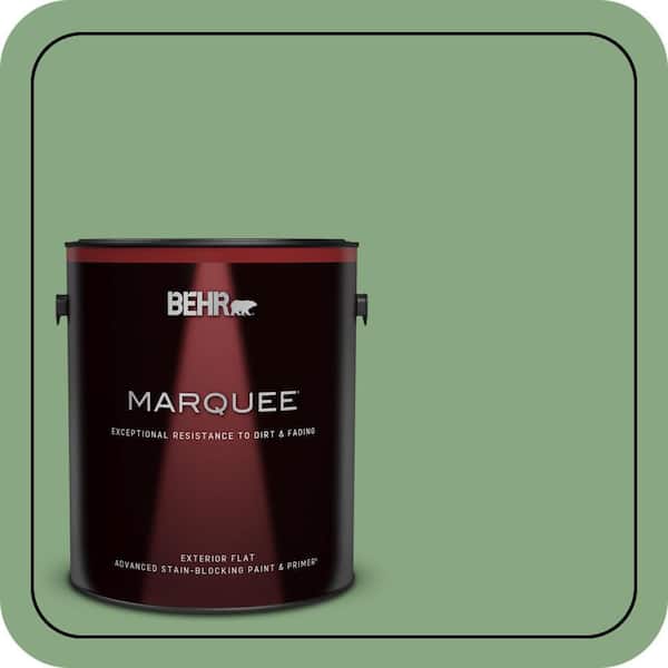 BEHR PREMIUM PLUS #M400-5 Baby Spinach Flat Interior/ & Primer Color Sample (2)