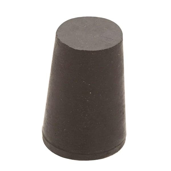 Everbilt 1-7/16 in. x 1-3/16 in. Black Rubber Hole Plug