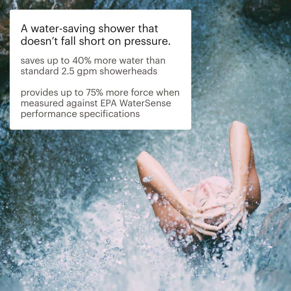 Brondell Nebia Merced 5-Spray Wall Mount Handheld Shower Head 1.5 GPM in Brushed Nickel (3)