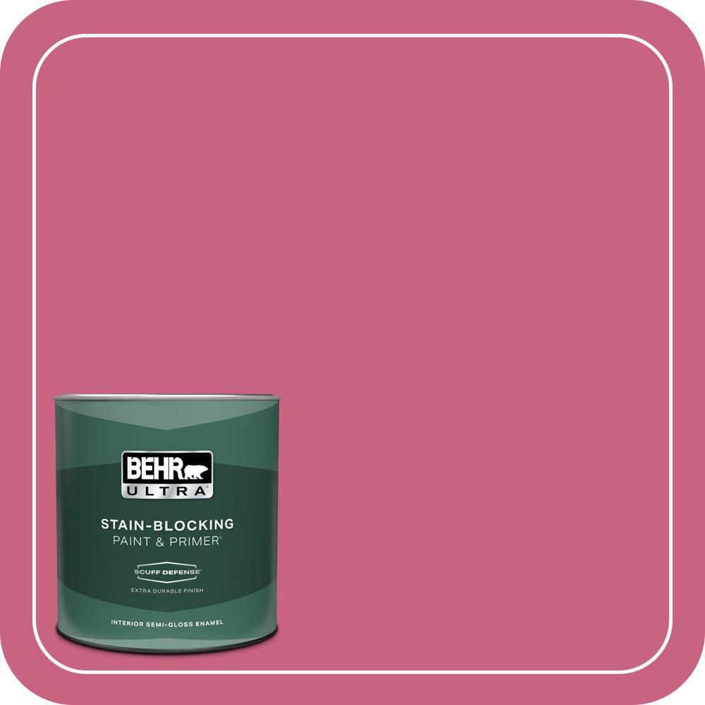 BEHR ULTRA 1 qt. #P130-6 Ballerina Tutu Extra Durable Semi-Gloss Enamel Interior Paint & Primer