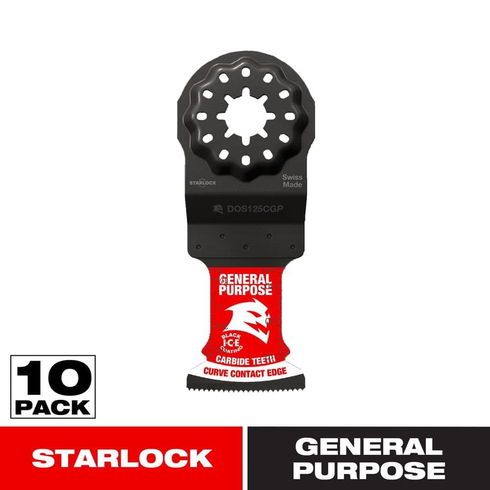 DIABLO 1-1/4 in. AMPED Demo Demon Starlock Carbide Teeth Oscillating Blades for General Purpose Cuts