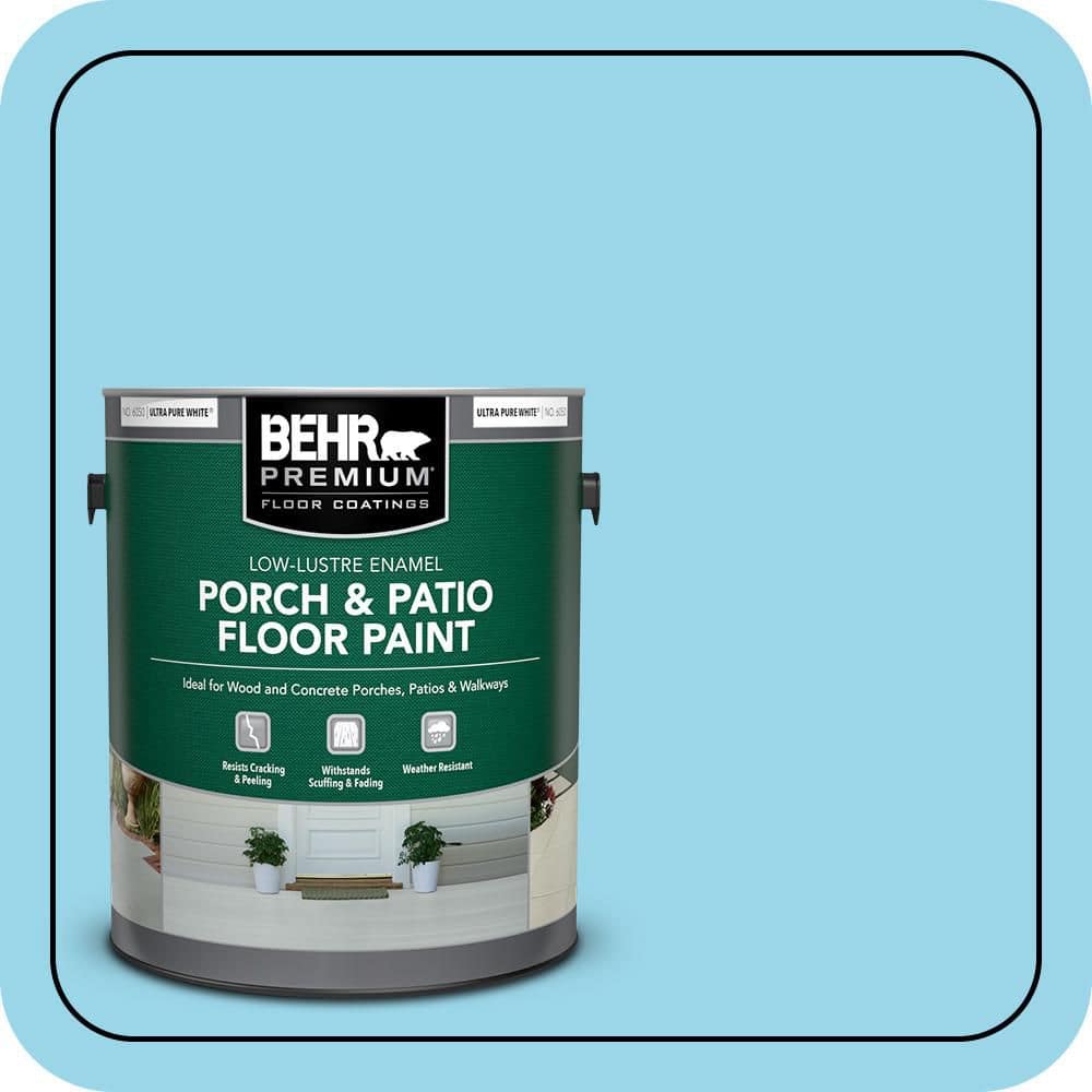 BEHR PREMIUM #P490-2 Textured Low-Lustre Enamel Interior/Exterior Porch and Patio Anti-Slip Floor Paint (1)