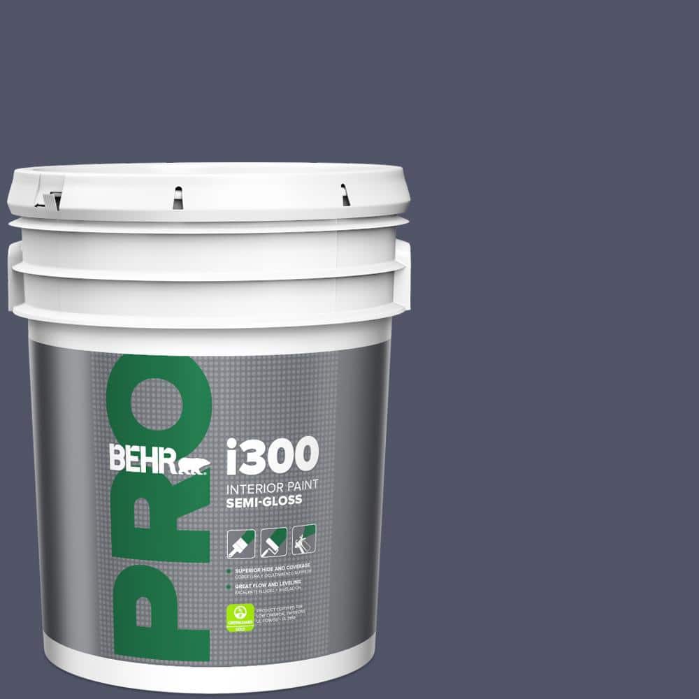 BEHR PRO 5 gal. #S560-7 Lap of Luxury Semi-Gloss Interior Paint