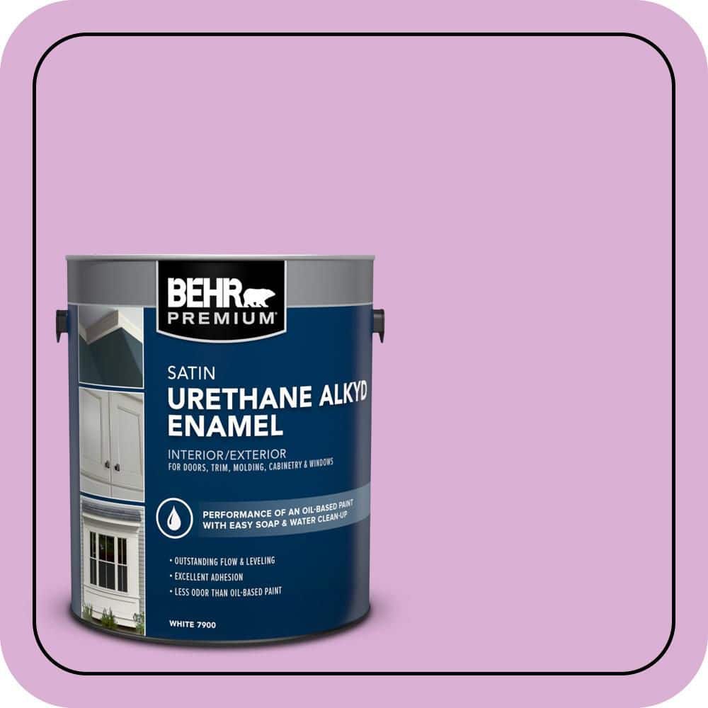 BEHR PREMIUM 1 gal. #P110-3 BFF Urethane Alkyd Satin Enamel Interior/Exterior Paint (1)