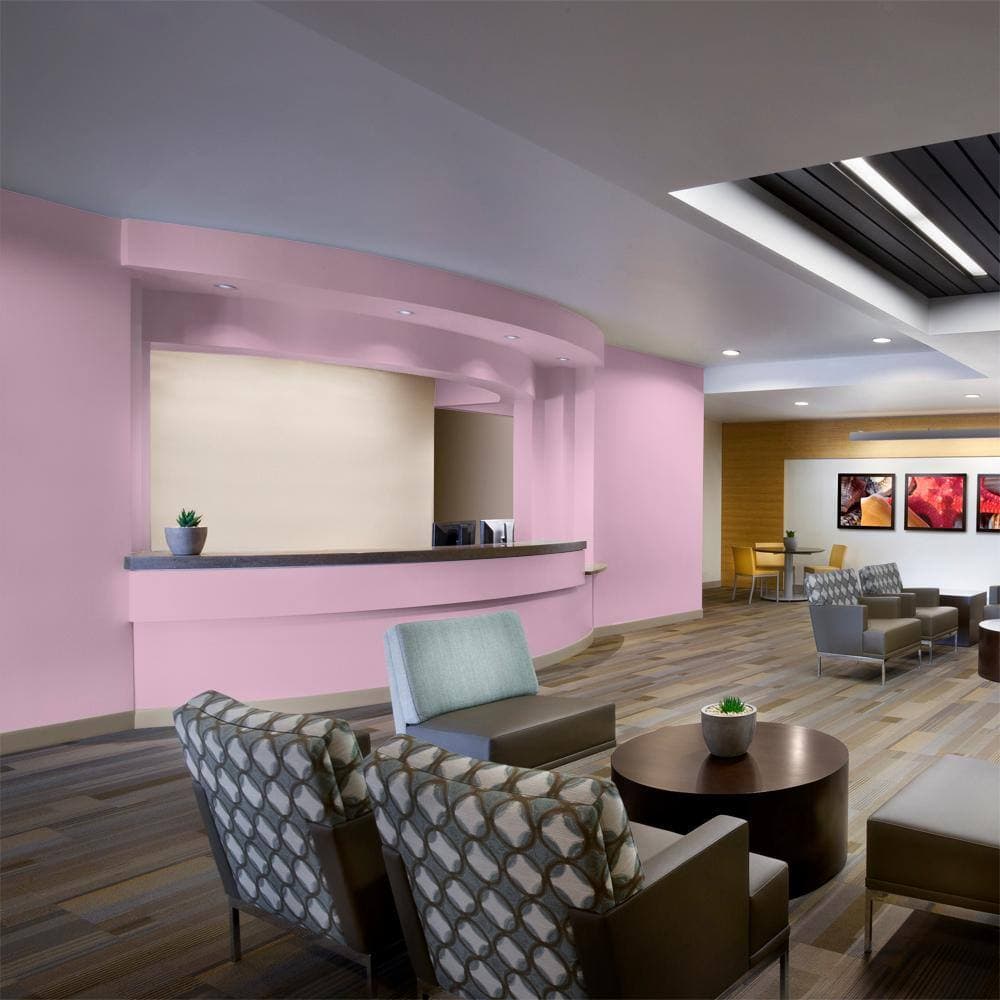 BEHR PRO 1 gal. #P120-1 Starlet Pink Dead Flat Interior Paint (4)