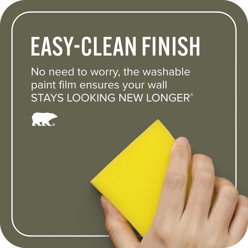 BEHR ULTRA 1 gal. #N350-7A Mountain Olive Extra Durable Eggshell Enamel Interior Paint & Primer (4)