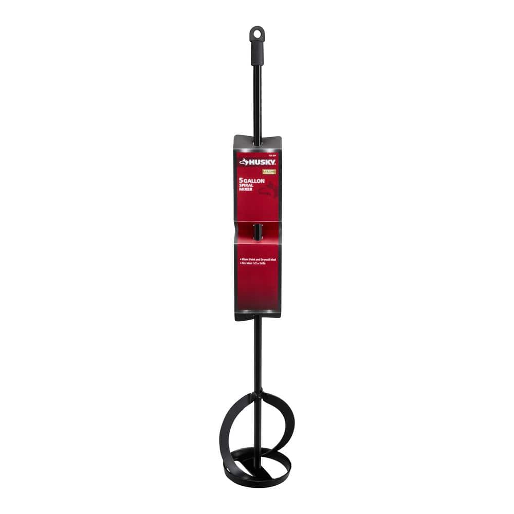 Husky 23 in. 5 Gal. and More Steel Spiral Mixer (2)
