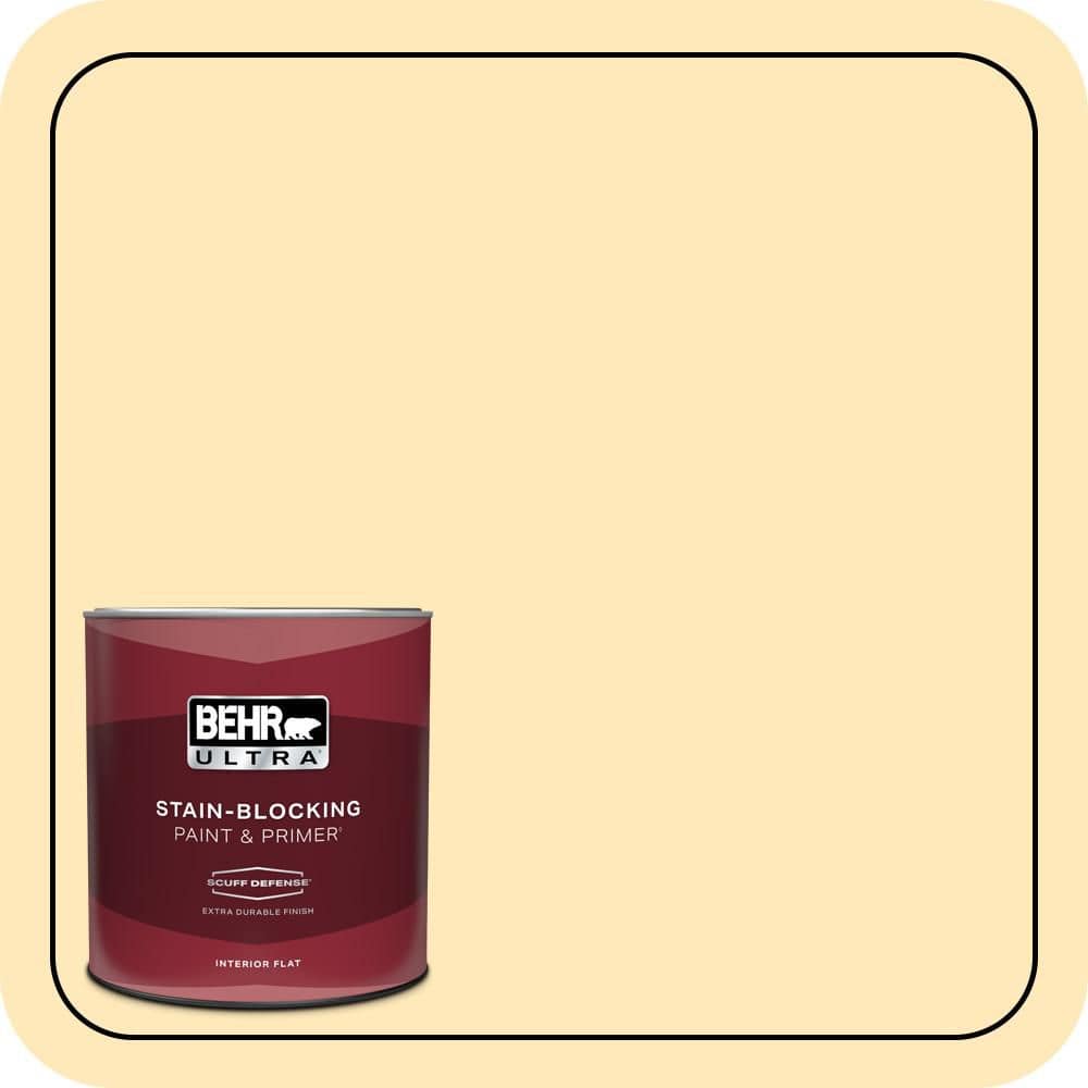 BEHR ULTRA 1 qt. #P270-2 September Morning Extra Durable Flat Interior Paint & Primer