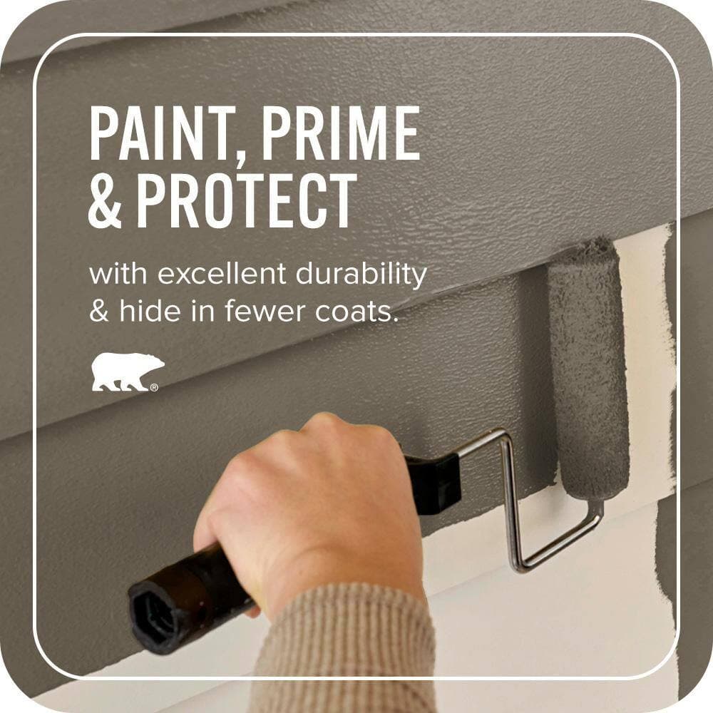 BEHR ULTRA 1 gal. #N320-7 Primitive Flat Exterior Paint & Primer (3)