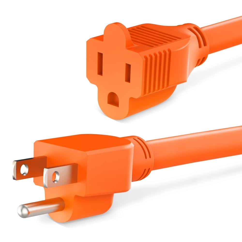 GRIP TIGHT TOOLS 100 ft. 16/3 SJT Outdoor Extension Cord, Orange (2)