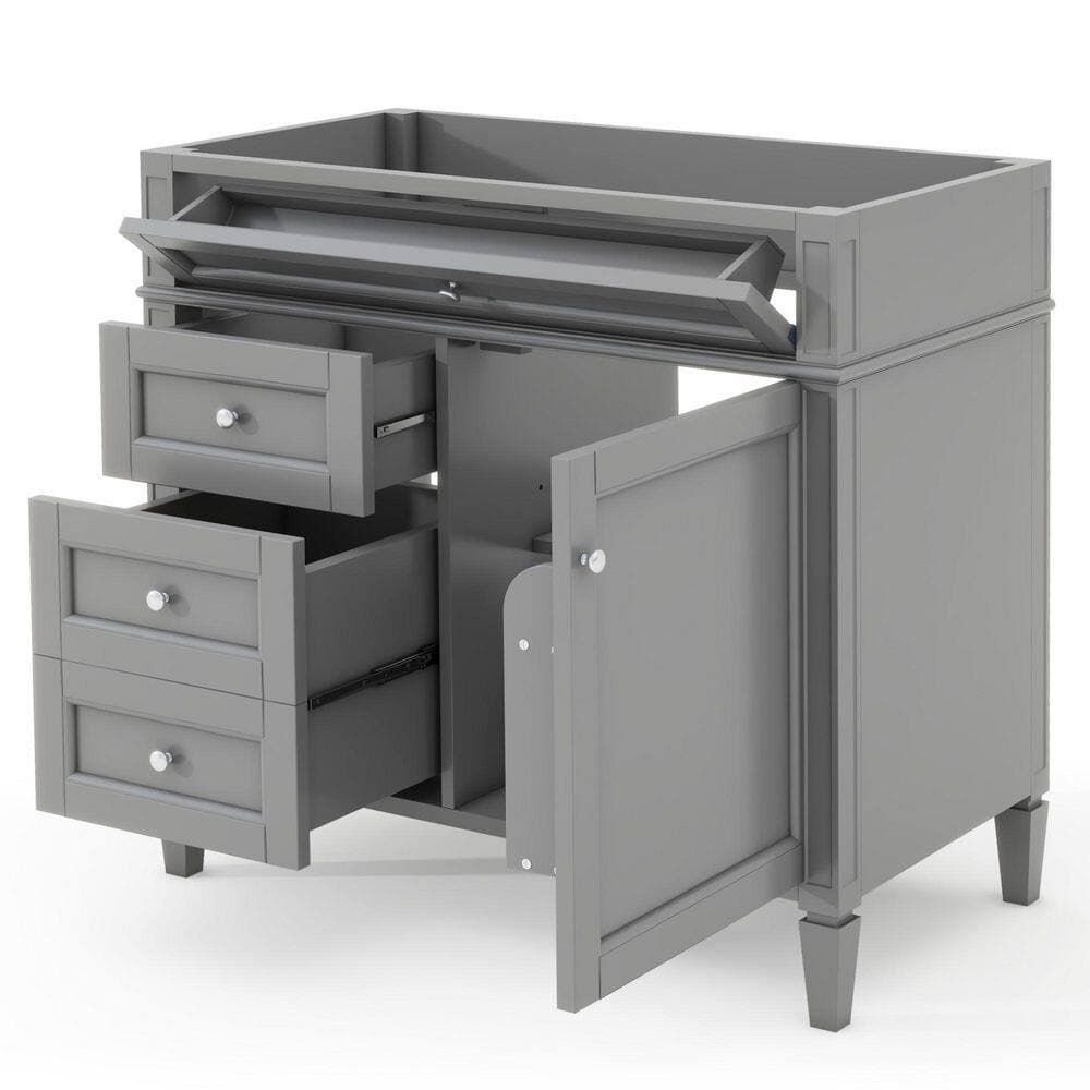 COWLOWN Bath Vanity Cabinet without Top with 2-Drawers and a Tip-out Drawer (3)