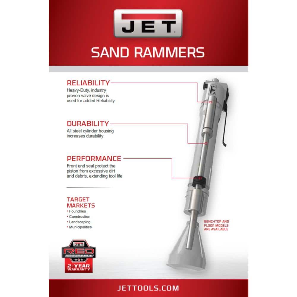 Jet JCT-1604 Floor Sand Rammer/Backfill Tamper (3)