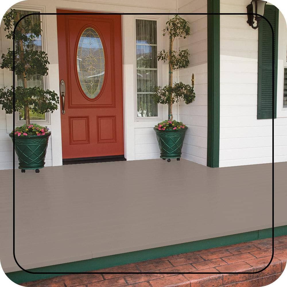 BEHR PREMIUM #N180-4 Low-Lustre Enamel Interior/Exterior Porch and Patio Floor Paint (2)