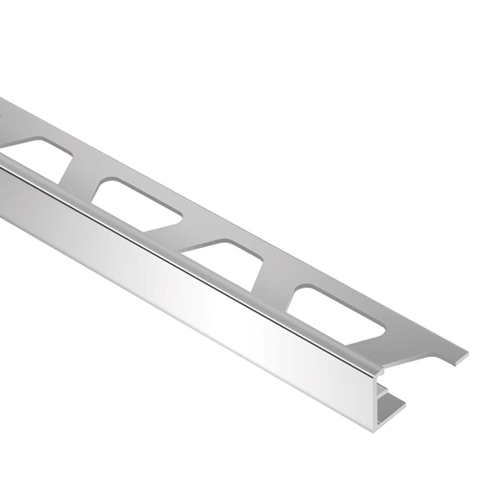 Schluter Schiene Aluminum 3/8 in. x 8 ft. 2-1/2 in. Metal L-Angle Tile Edging Trim (2)