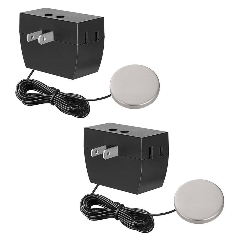 DEWENWILS 8 ft. Extension Cord Touch Dimmer Switch, Touch Pad Control with 3-Levels of Dimming ETL Listed (2-Pack)